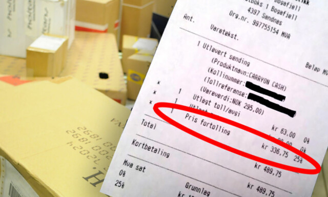 Fortolling: Fikk sjokkgebyr på Posten